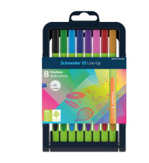 Fineliner Line-Up - punta 0,4mm - colori assortiti - Schneider - astuccio 8 colori Fineliner Line-Up - punta 0,4mm - colori assortiti - Schneider - astuccio 8 colori