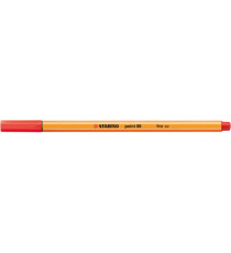 Fineliner Point 88 - tratto 0,4 mm  - rosso chiaro 48 - Stabilo Fineliner Point 88 - tratto 0,4 mm  - rosso chiaro 48 - Stabilo
