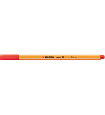 Fineliner Point 88 - tratto 0,4 mm  - rosso chiaro 48 - Stabilo Fineliner Point 88 - tratto 0,4 mm  - rosso chiaro 48 - Stabilo