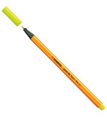 Fineliner Point 88 - tratto 0,4 mm - giallo neon 024 - Stabilo Fineliner Point 88 - tratto 0,4 mm - giallo neon 024 - Stabilo