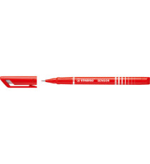 Fineliner Stabilo Sensor - tratto 0,3mm - rosso - Stabilo Fineliner Stabilo Sensor - tratto 0,3mm - rosso - Stabilo