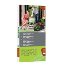 Fioriera con traliccio - in metallo - antracite - Verdemax