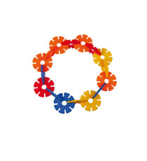 Fiorincasteri in plastica - colori assortiti - CWR - conf. 420 pezzi