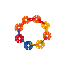 Fiorincasteri in plastica - colori assortiti - CWR - conf. 420 pezzi