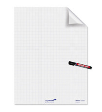 Fogli elettrostatici Magic Chart - 60 x 80 cm - quadretti 2,5 cm - Legamaster - rotolo da 25 pezzi Fogli elettrostatici Magic Chart - 60 x 80 cm - quadretti 2,5 cm - Legamaster - rotolo da 25 pezzi