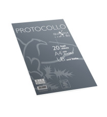 Fogli protocollo - uso bollo - A4 - 80 gr - Pigna - conf. 20 pezzi Fogli protocollo - uso bollo - A4 - 80 gr - Pigna - conf. 20 pezzi