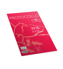 Fogli protocollo Quaxima - A4 - 1rigo - 80 gr - Pigna - conf. 20 pezzi Fogli protocollo Quaxima - A4 - 1rigo - 80 gr - Pigna - conf. 20 pezzi