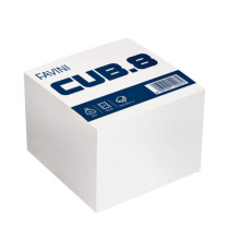 Foglietti Cubo - bianco - 95 x 95mm - 80gr - 700 fogli - Favini Foglietti Cubo - bianco - 95 x 95mm - 80gr - 700 fogli - Favini