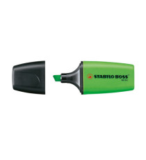 Evidenziatore Boss Mini - punta a scalpello - tratto 2 - 5 mm - verde 33 - Stabilo Evidenziatore Boss Mini - punta a scalpello - tratto 2 - 5 mm - verde 33 - Stabilo