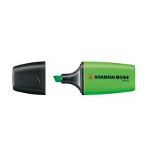 Evidenziatore Boss Mini - punta a scalpello - tratto 2 - 5 mm - verde 33 - Stabilo Evidenziatore Boss Mini - punta a scalpello - tratto 2 - 5 mm - verde 33 - Stabilo