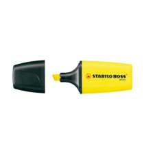 Evidenziatore Boss Mini - punta scalpello - tratto 2 - 5 mm - giallo 24 - Stabilo Evidenziatore Boss Mini - punta scalpello - tratto 2 - 5 mm - giallo 24 - Stabilo