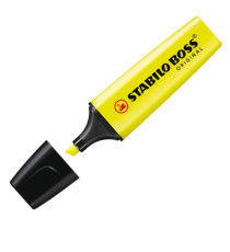 Evidenziatore Boss Original - punta a scalpello - tratto 2 - 5 mm - colori assortiti - Stabilo - busta 8 pezzi