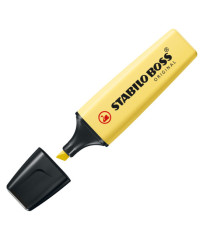 Evidenziatore Boss Original Pastel - punta a scalpello - tratto 2 - 5 mm - giallo banana 144 - Stabilo Evidenziatore Boss Original Pastel - punta a scalpello - tratto 2 - 5 mm - giallo banana 144 - Stabilo