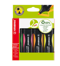 Evidenziatore Green Boss - punta a scalpello - tratto 2 - 5 mm - colori assortiti - 83% plastica riciclata - Stabilo - a Evidenziatore Green Boss - punta a scalpello - tratto 2 - 5 mm - colori assortiti - 83% plastica riciclata - Stabilo - a