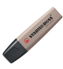 Evidenziatore Stabilo Boss NatureColors - tratto 2 + 5 mm - cenere - Stabilo Evidenziatore Stabilo Boss NatureColors - tratto 2 + 5 mm - cenere - Stabilo