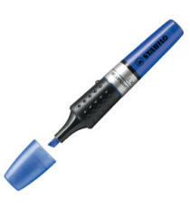Evidenziatore Stabilo Luminator - punta a scalpello - tratto da 2 - 5 mm - blu - Stabilo