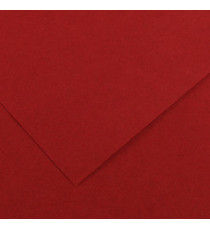Foglio Colorline - 70x100 cm - 220 gr - rosso granata - Canson