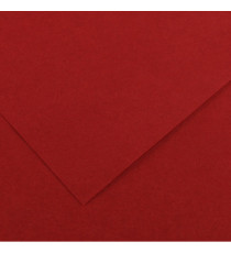 Foglio Colorline - 70x100 cm - 220 gr - rosso granata - Canson