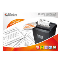 Foglio lubrificante - per distruggidocumenti - Titanium - conf. 12 pezzi Foglio lubrificante - per distruggidocumenti - Titanium - conf. 12 pezzi