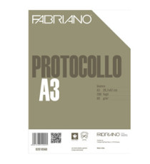 Foglio protocollo - A4 - senza rigatura - 60 gr - bianco - Fabriano - conf. 200 pezzi Foglio protocollo - A4 - senza rigatura - 60 gr - bianco - Fabriano - conf. 200 pezzi