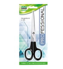 Forbice Professional - 17 cm - lama acciaio inox - nero/grigio - Lebez