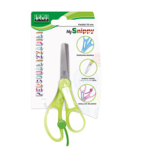 Forbice Snippy - personalizzabile - punta tonda - 13 cm - lama acciaio - colori assortiti - Lebez Forbice Snippy - personalizzabile - punta tonda - 13 cm - lama acciaio - colori assortiti - Lebez