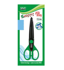 Forbice Snippy Zig Zag - 17 cm - lama acciaio - colori assortiti - Lebez Forbice Snippy Zig Zag - 17 cm - lama acciaio - colori assortiti - Lebez