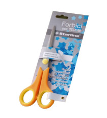 Forbici - 17,8 cm - lama in acciaio - impugnatura morbida - arancione - Starline Forbici - 17,8 cm - lama in acciaio - impugnatura morbida - arancione - Starline
