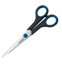 Forbici Comfort Grip -  impugnatura in gomma morbida - lama in acciaio inox - 18 cm - blu/grigio - Dahle Forbici Comfort Grip -  impugnatura in gomma morbida - lama in acciaio inox - 18 cm - blu/grigio - Dahle