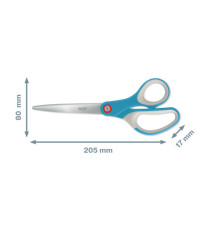 Forbici Cosy - 205 mm - acciaio - blu - Leitz