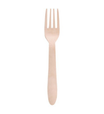 Forchetta monouso in legno - 16,5 cm - Signor Bio - conf. 100 pezzi Forchetta monouso in legno - 16,5 cm - Signor Bio - conf. 100 pezzi