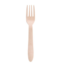 Forchetta monouso in legno - 16,5 cm - Signor Bio - conf. 100 pezzi Forchetta monouso in legno - 16,5 cm - Signor Bio - conf. 100 pezzi