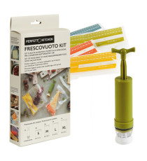 FrescoVuoto StarPack - pompa + 8 buste sottovuoto assortite - PPL - verde/colori assortiti - Perfetto