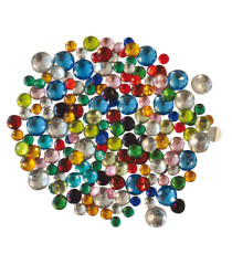 Gemme Kristall - colori e forme assortiti - DECO - conf. 250 pezzi Gemme Kristall - colori e forme assortiti - DECO - conf. 250 pezzi