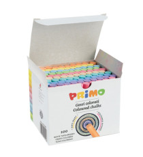 Gessetti tondi -  ø 9x80 mm - colorati - Primo - Scatola 100 gessetti tondi Gessetti tondi -  ø 9x80 mm - colorati - Primo - Scatola 100 gessetti tondi