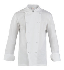 Giacca cuoco Adriano - da uomo - manica lunga - taglia XL - bianco - Giblor's Giacca cuoco Adriano - da uomo - manica lunga - taglia XL - bianco - Giblor's