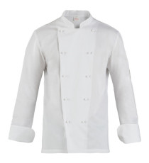 Giacca cuoco Adriano - da uomo - manica lunga - taglia XL - bianco - Giblor's Giacca cuoco Adriano - da uomo - manica lunga - taglia XL - bianco - Giblor's