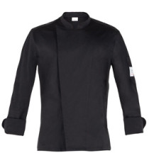 Giacca cuoco Augustin - da uomo - manica lunga - taglia L - nero - Giblor's Giacca cuoco Augustin - da uomo - manica lunga - taglia L - nero - Giblor's