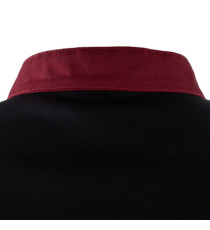 Giacca cuoco Raul - da uomo - manica lunga - taglia M - bordeaux - Giblor's Giacca cuoco Raul - da uomo - manica lunga - taglia M - bordeaux - Giblor's