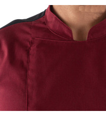 Giacca cuoco Raul - da uomo - manica lunga - taglia M - bordeaux - Giblor's Giacca cuoco Raul - da uomo - manica lunga - taglia M - bordeaux - Giblor's