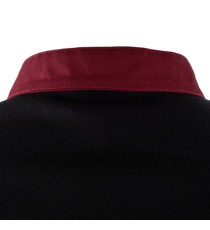 Giacca cuoco Raul - da uomo - manica lunga - taglia M - bordeaux - Giblor's Giacca cuoco Raul - da uomo - manica lunga - taglia M - bordeaux - Giblor's