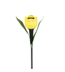 Lampada solare da giardino GS004 a fiore led 1,2W misura 31x4.7cm IP44 lampione,segnapassi ad energia solare pannello incorpor Lampada solare da giardino GS004 a fiore led 1,2W misura 31x4.7cm IP44 lampione,segnapassi ad energia solare pannello incorpor