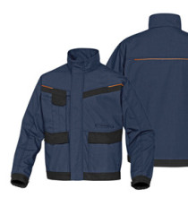 Giacca da lavoro Mach 2 Corporate - tela/poliestere/cotone - taglia XL - blu/nero - Deltaplus Giacca da lavoro Mach 2 Corporate - tela/poliestere/cotone - taglia XL - blu/nero - Deltaplus