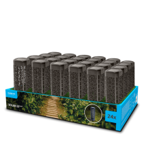 Lampada solare da giardino GS007 led 1,2W misura 31x6cm - IP44 lampione, segnapassi ad energia solare con pannello incorporato