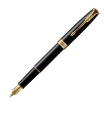 Gift Set DUO - Sonnet Black GT + stilografica + sfera - punta media - Parker Gift Set DUO - Sonnet Black GT + stilografica + sfera - punta media - Parker