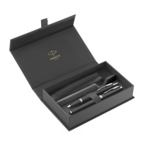 Gift Set IM Black Edition CT - sfera + stilografica - punta media - nero - Parker Gift Set IM Black Edition CT - sfera + stilografica - punta media - nero - Parker
