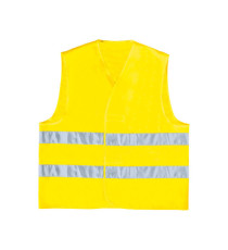Gilet alta visibilità GILP2 - poliestere - taglia L - giallo fluo - Deltaplus Gilet alta visibilità GILP2 - poliestere - taglia L - giallo fluo - Deltaplus