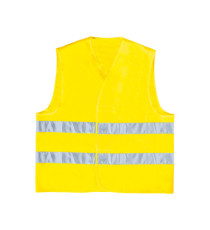 Gilet alta visibilità GILP2 - poliestere - taglia L - giallo fluo - Deltaplus Gilet alta visibilità GILP2 - poliestere - taglia L - giallo fluo - Deltaplus
