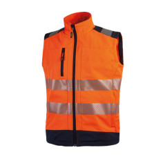 Gilet alta visibiltà Softshell Dany - taglia L - arancio fluo - U-Power Gilet alta visibiltà Softshell Dany - taglia L - arancio fluo - U-Power
