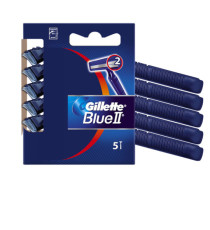 Gillette Blue II Standard - Gillette - kit 5 rasoi 2 lame usa & getta Gillette Blue II Standard - Gillette - kit 5 rasoi 2 lame usa & getta